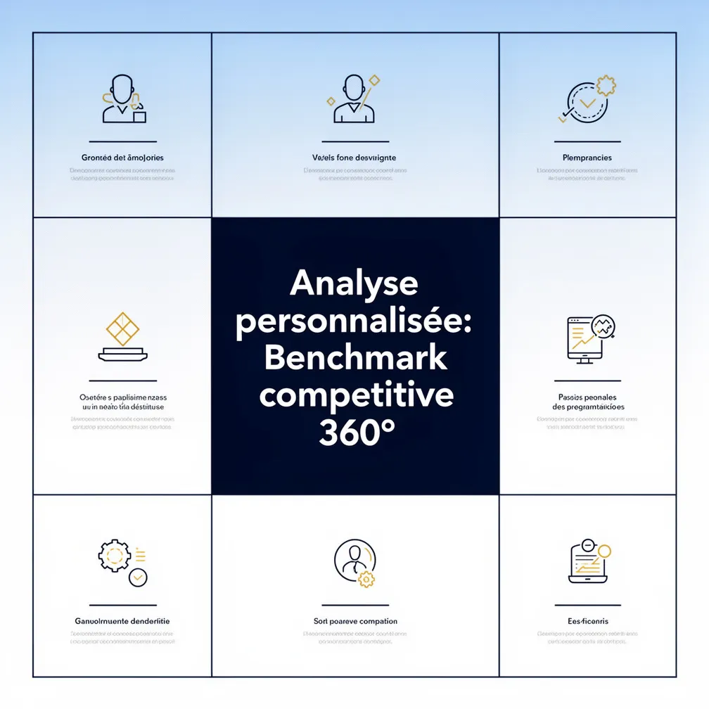 Analyse personnalisée: Benchmark competitive 360°