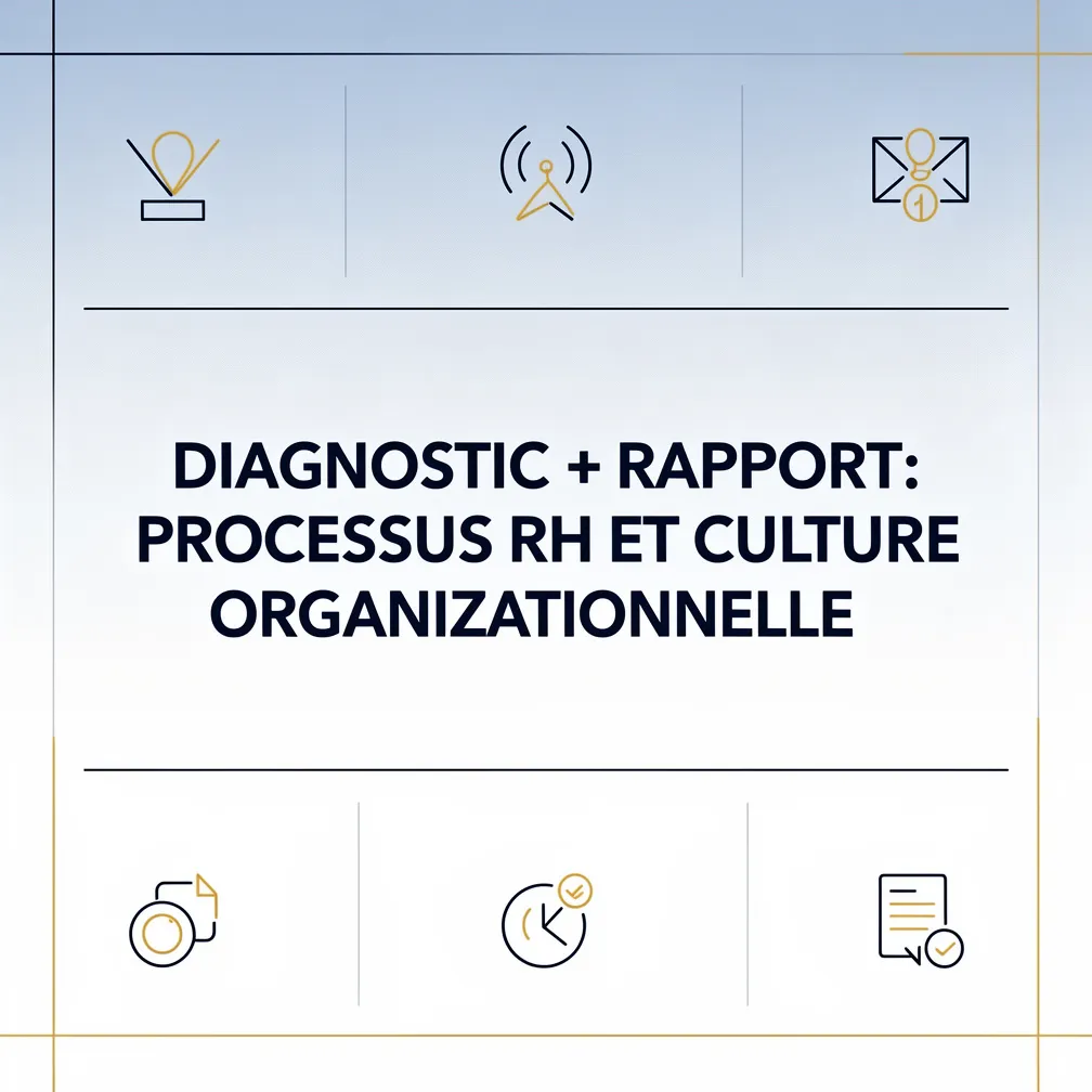 Diagnostic + rapport: Processus RH et culture organisationnelle