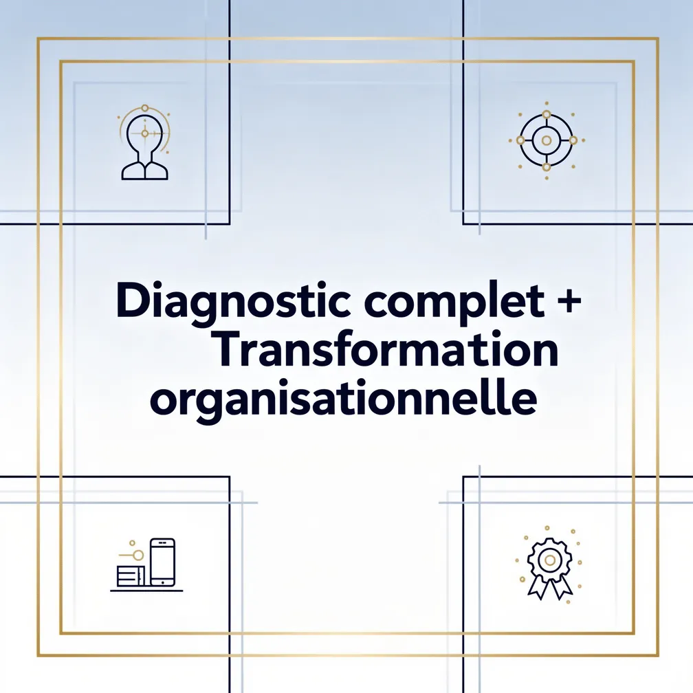 Diagnostic complet + stratégie: Transformation organisationnelle