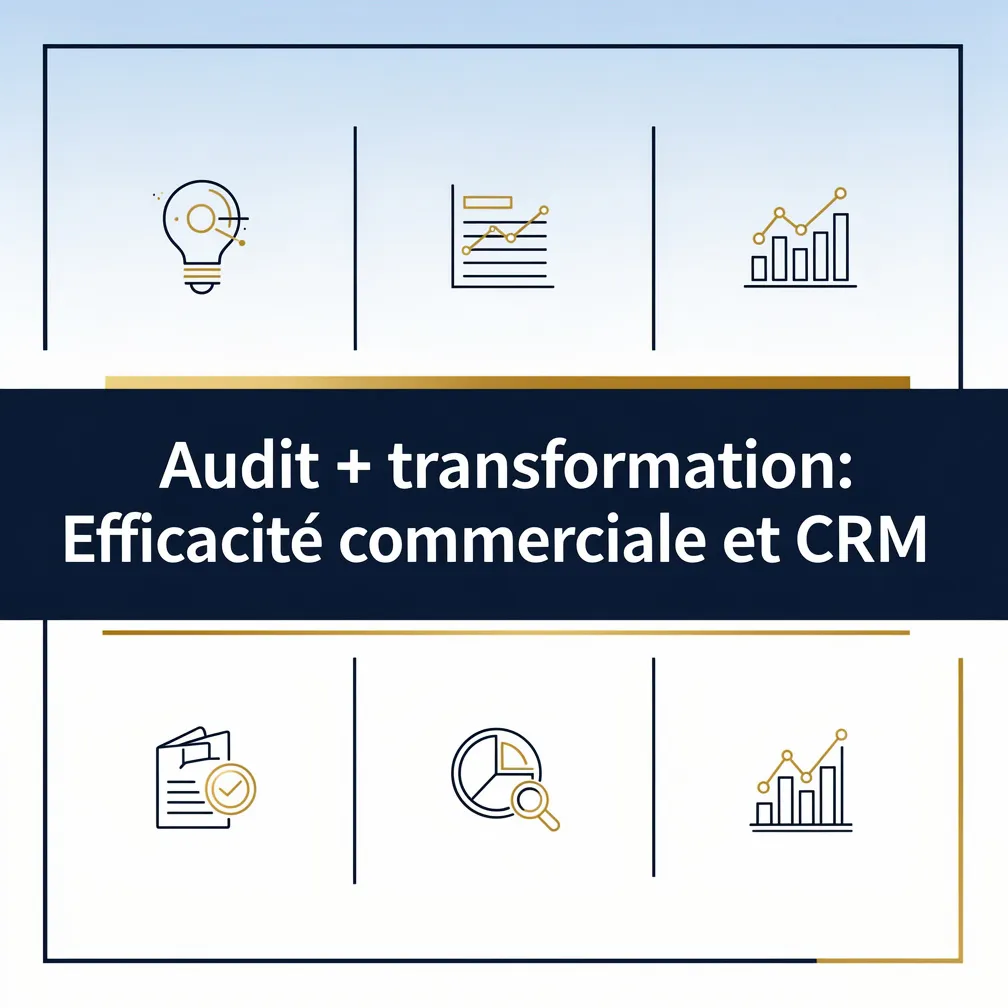 Audit + transformation: Efficacité commerciale et CRM
