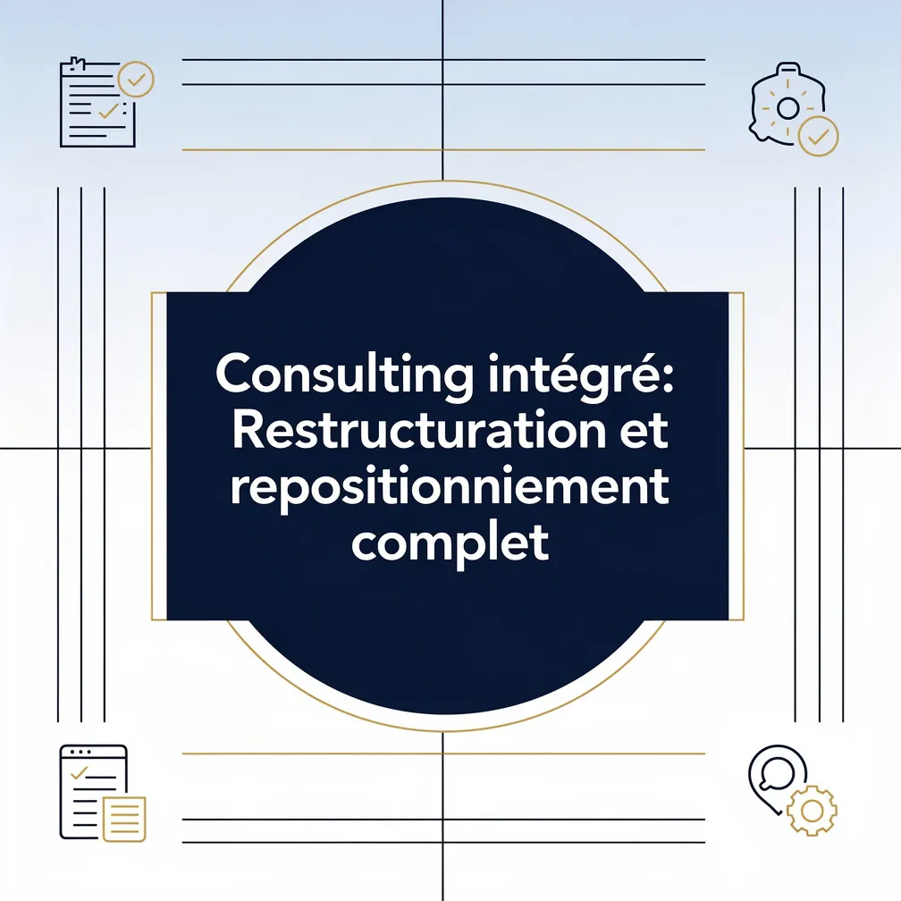 Consulting intégré: Restructuration et repositionnement complet