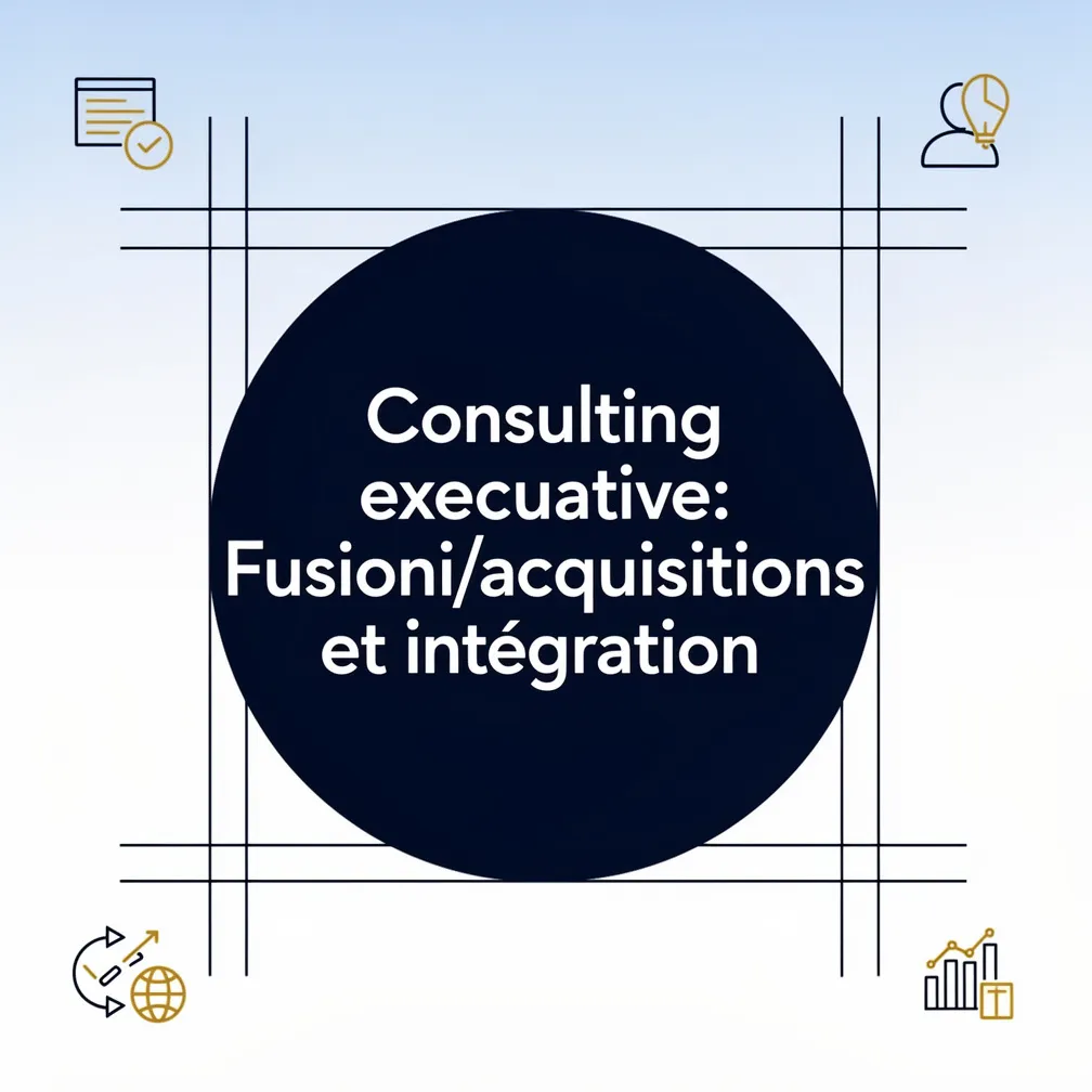 Consulting executive: Fusioni/acquisitions et intégration